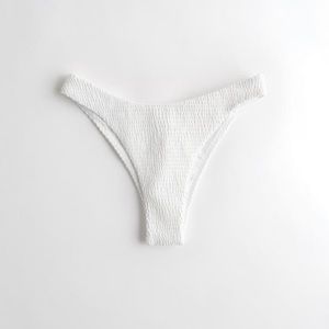 Hollister High Leg Smocked Bikini Bottom